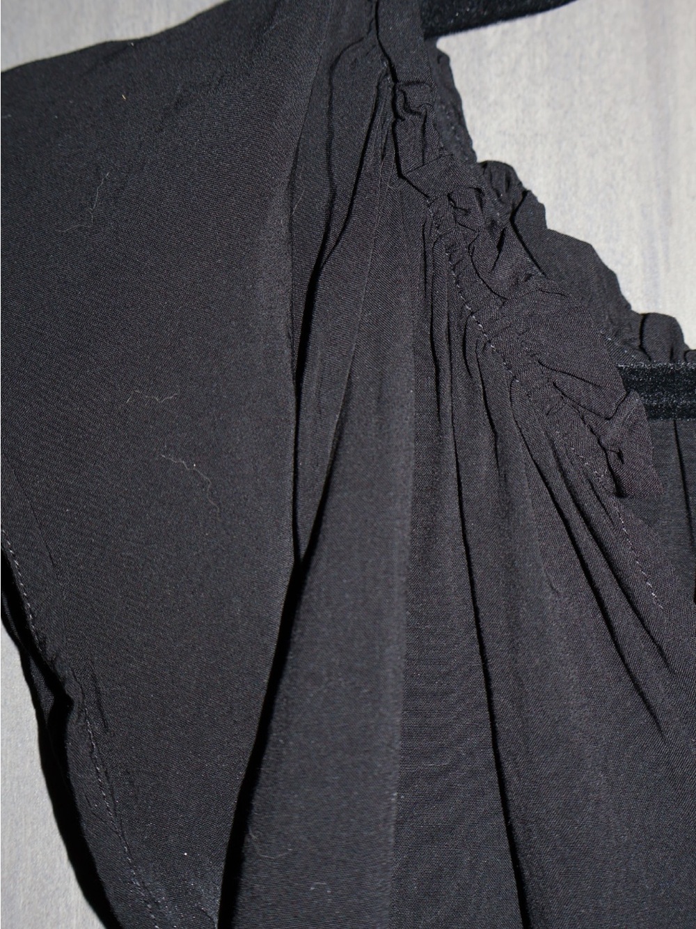 GAP Black Mini Dress with V-Neck - Picture 2 of 4
